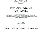 Akta Pembangunan Sukan 1997 (Akta 576)