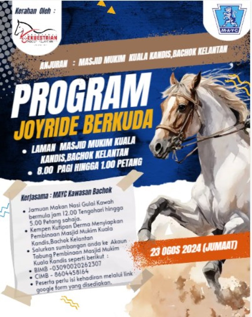 Program Joyride Berkuda Masjid Mukim Kuala Kandis 2024